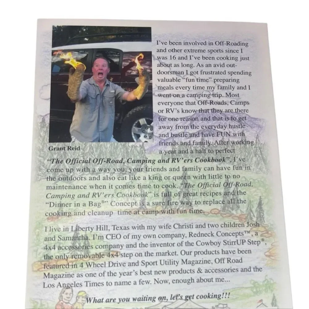 The Official Offroad Camping & RVers CookBook - Paperback By Reid, Grant